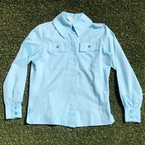Vintage 70s button down blouse